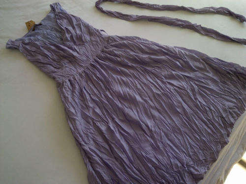 **Pretty Ladies Sleeveless Summer Dresses With A Frill Like Design & Belt**S/M, L/XL, XXL/XXXL**