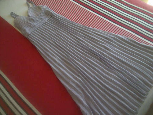 **Beautiful Ladies Long Strap Chiffon Style Dress with STUNNING Design**Grey ONLY**M, L, XL, XXL**