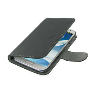 **Samsung S3 Mini Leather Like Book Case Cover With Magnet Clasp**Black, Blue, Pink**