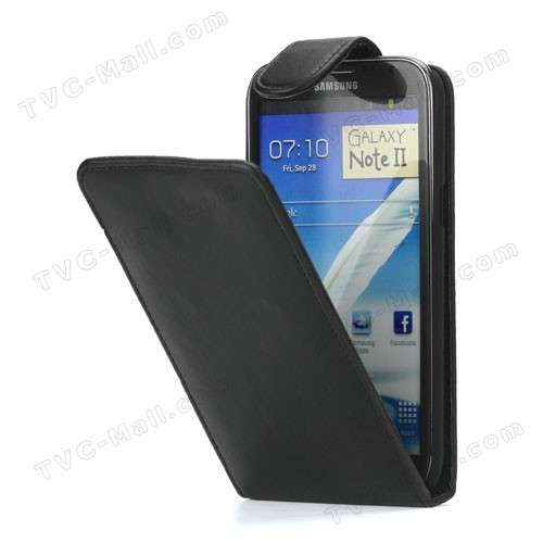 **CLEARANCE SALE**Samsung Galaxy Note 2 Flip Cover***Leather Look**Black, White ONLY**