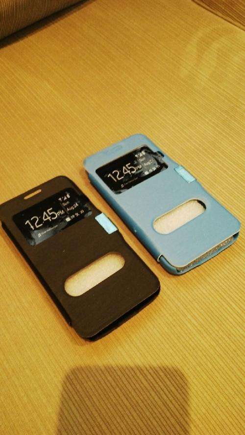 **Samsung Galaxy S5 Mini S View Cover with Magnetic Strip***Ultra Slim Book Case**Black, Pink, Red**