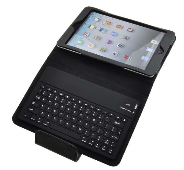 ***Apple iPad Mini Wireless Bluetooth Keyboard Case & Screen Protector***White, Black**