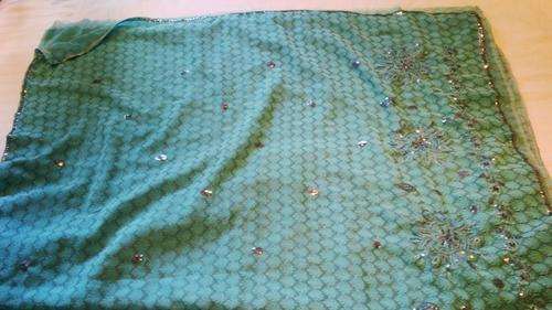 ***BEAUTIFUL LADIES SARIE***TURQUOISE*** STUNNING COLOUR***DONT PAY R1000 & MORE***