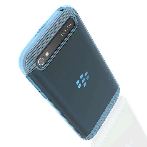 **Blackberry Classic Transparent TPU Soft Skin Back Covers**Purple, Blue, Pink**Ultra Slim Cover**