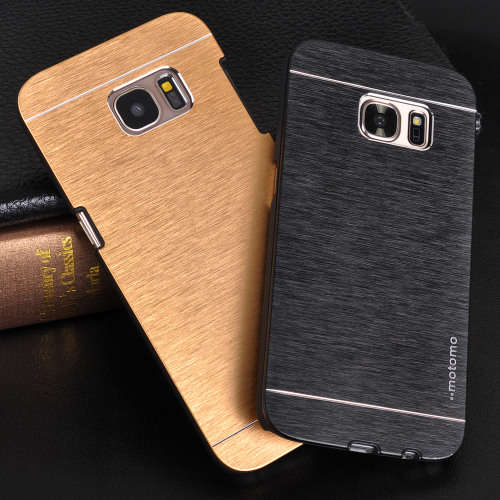 Samsung S7 EDGE Motomo Ino Brushed Metal Case**Ultra Slim**BLACK : Perfect Timing