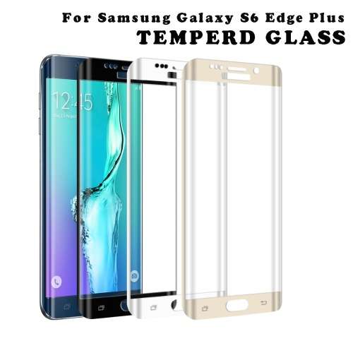 *Samsung Galaxy S6 EDGE OR S6 EDGE PLUS 3D Curved Tempered Glass Screen Protection*2 X FREE COVERS*