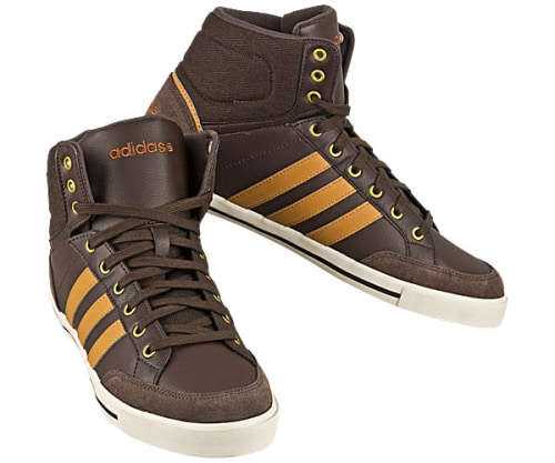 **ORIGINAL MENS ADIDAS NEO CACITY MID CASUAL SNEAKERS**SIZE 11 ONLY**BROWN/DUST RUST**BRAND NEW**