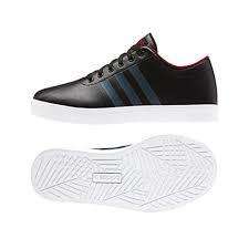 **ORIGINAL MENS ADIDAS NEO EASY VULC LOW SNEAKERS**SIZE 12 ONLY**BLACK/WHITE/BLUE**BRAND NEW**