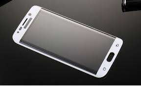 **Samsung Galaxy S6 EDGE 3D Curved Tempered Glass Screen Protection**Ultra Thin**WHITE ONLY**