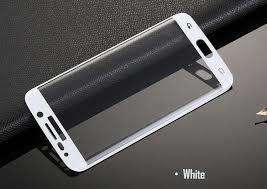 **Samsung Galaxy S6 EDGE 3D Curved Tempered Glass Screen Protection**Ultra Thin**WHITE ONLY**