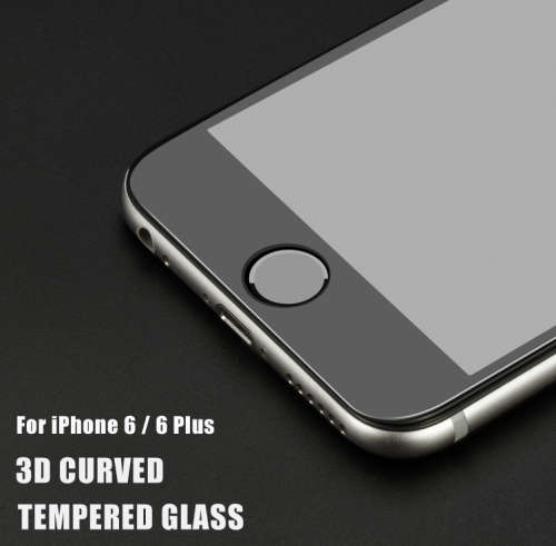**iPhone 6 / 6s /6 Plus FULL 3D CURVED Tempered Glass Screen Protection*FREE TPU BACK COVER**