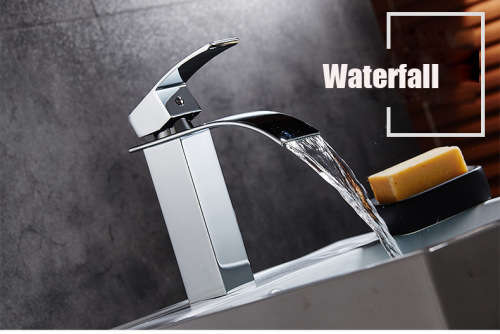 ***STUNNING***Italian Curve Design Square Bathroom Faucet Tap ***BRAND NEW***