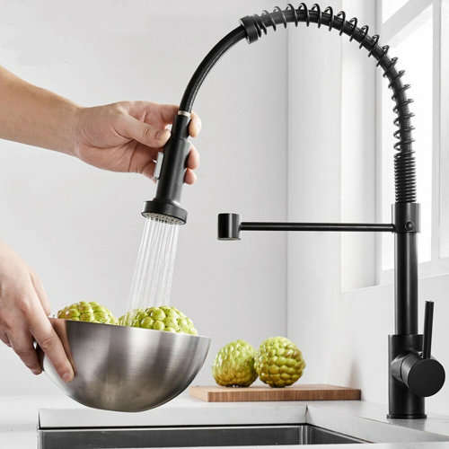 High Quality Matt Black Kitchen Pull Out Sink Faucet, Tap, Mixer - IN STOCK