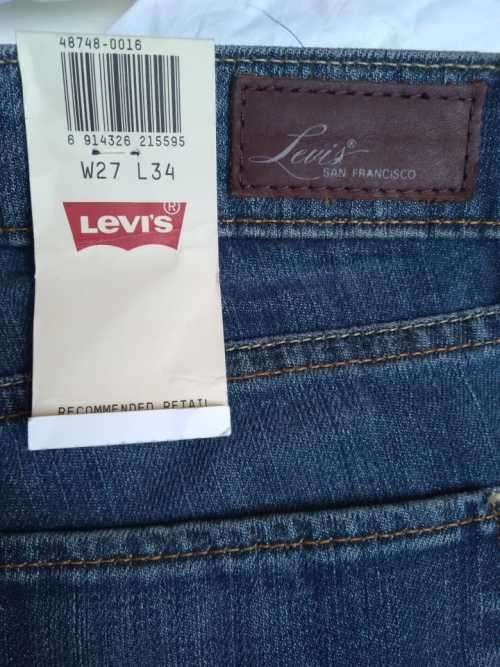 Ladies Levi Strauss Demi Curve Flare Bootleg Jeans - 48748-0016 - W27 X L34