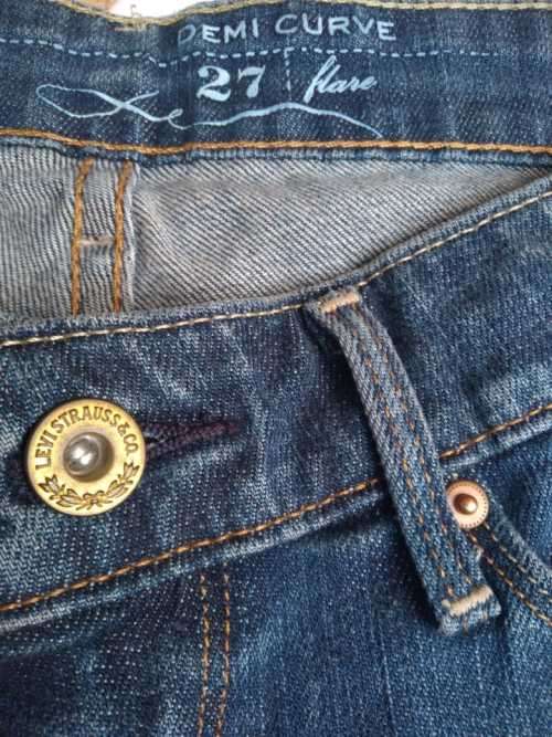 Ladies Levi Strauss Demi Curve Flare Bootleg Jeans - 48748-0016 - W27 X L34