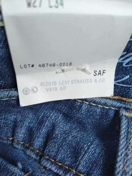 Ladies Levi Strauss Demi Curve Flare Bootleg Jeans - 48748-0016 - W27 X L34