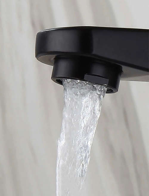 Black Basin Mixer Tap