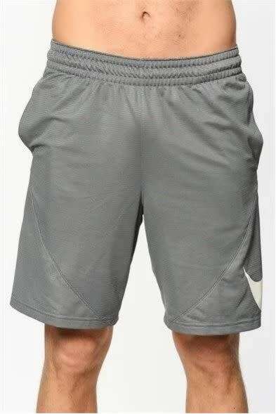 Original Men`s Nike HBR Basketball Shorts - CN5298-065 - Small -  GREY/WHITE - Brand New