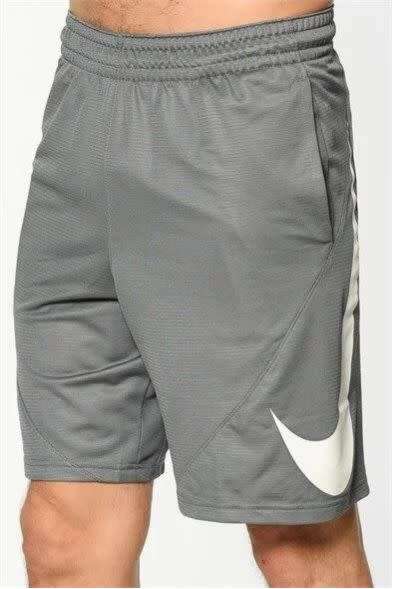 Original Men`s Nike HBR Basketball Shorts - CN5298-065 - Small -  GREY/WHITE - Brand New
