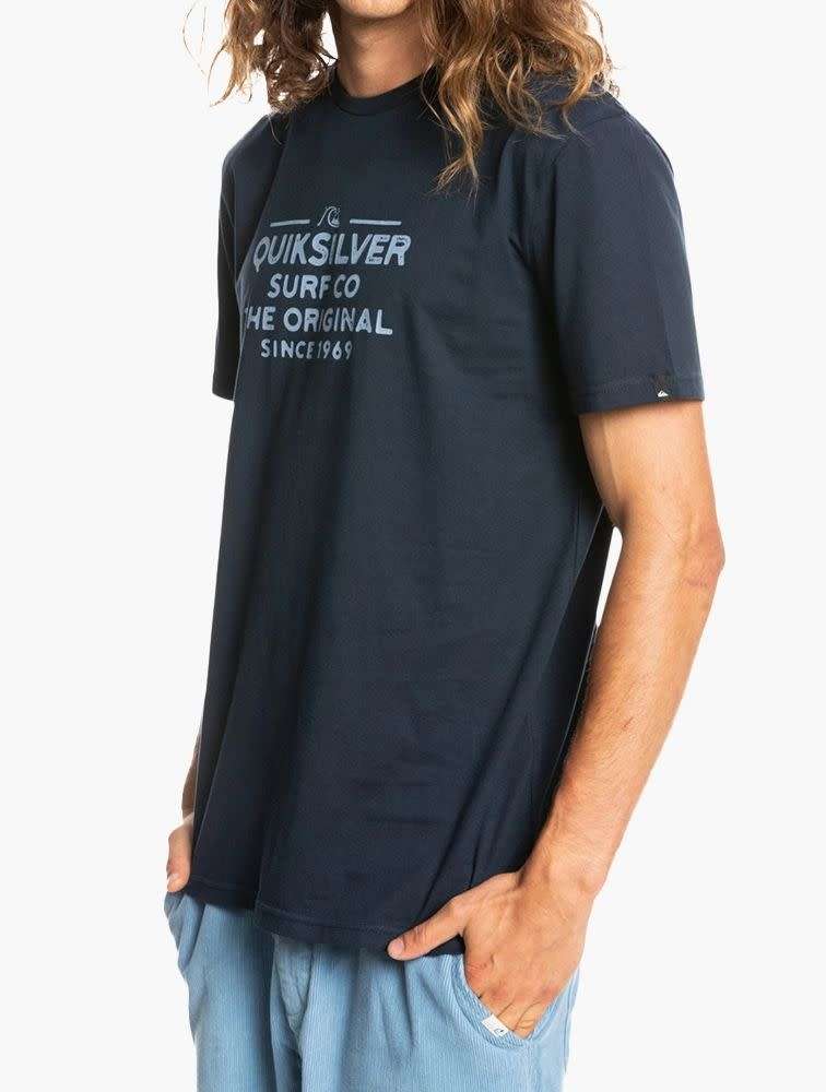 Original Men`s Quiksilver TEE - Medium - NAVY