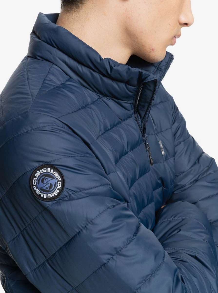 Quiksilver Men`s Scaly Puff Jacket - Navy - Medium