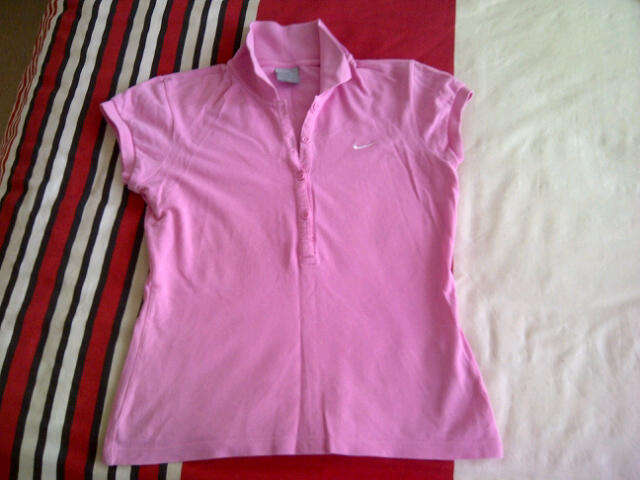 Pink Nike Collared T Shirt in great condition