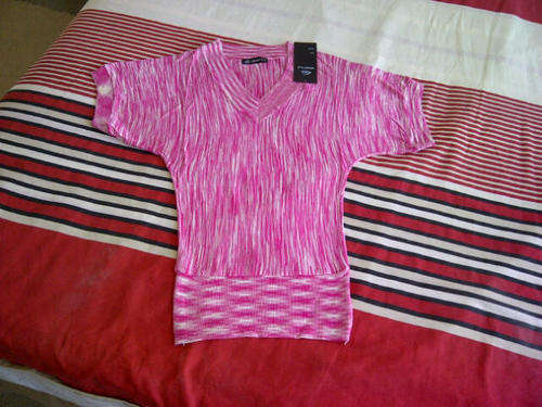 ***Brand New Pink Ladies Stretch Top***