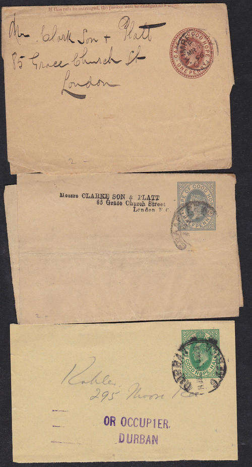 CAPE OF GOOD HOPE EARLY WRAPPERS X3 SEE SCANS