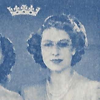 Union of SA 1947 - SACC 112a - `Masked Pricess` variety - block of 4