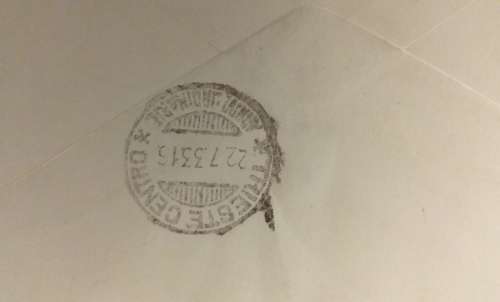 IMPERIAL AIRWAYS 1932 FIRST FLIGHT CAPETOWN-LONDON TABLE MOUNTAIN POST MARK (NOT OFTEN SEEN)