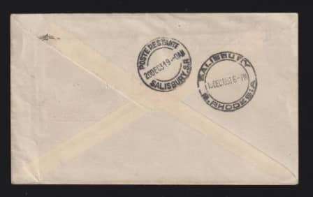 FIRST FLIGHT ENGLAND TO SOUTH AFRICA-A LEG OF THE JOURNEY KENYA-SALISBURY 1931