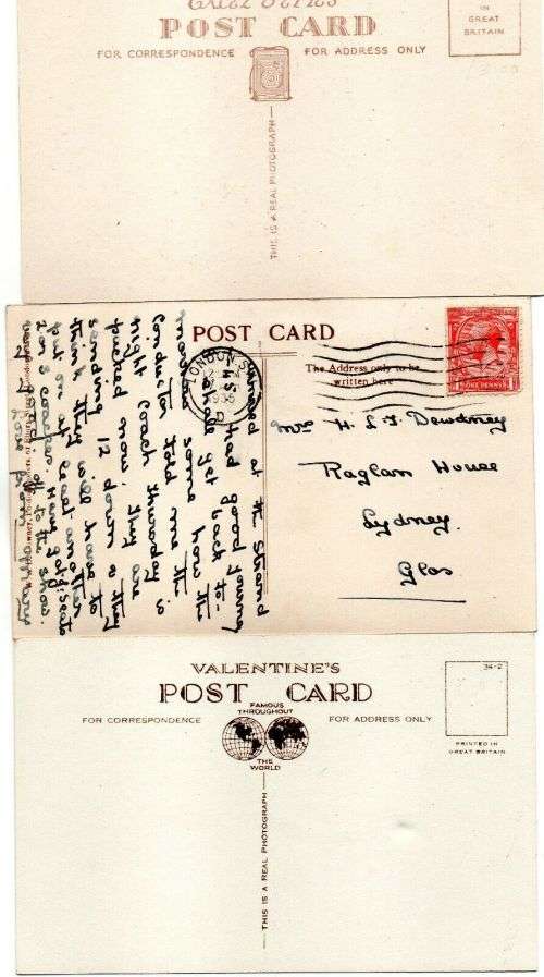 Four real photographic postcards of British Royalty: