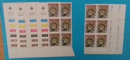 RSA 1977-3RD DEFINITIVE SERIES COMPLETE SETand EXTRAS 130 CONTROL BLOCKS