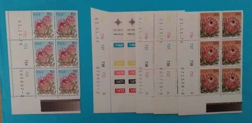 RSA 1977-3RD DEFINITIVE SERIES COMPLETE SETand EXTRAS 130 CONTROL BLOCKS