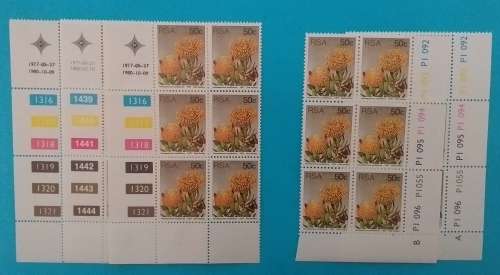 RSA 1977-3RD DEFINITIVE SERIES COMPLETE SETand EXTRAS 130 CONTROL BLOCKS