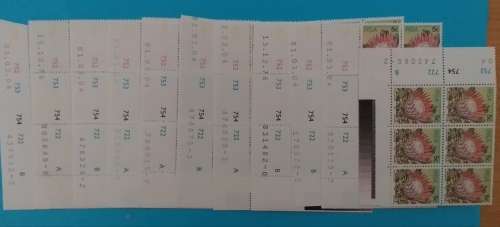 RSA 1977-3RD DEFINITIVE SERIES COMPLETE SETand EXTRAS 130 CONTROL BLOCKS