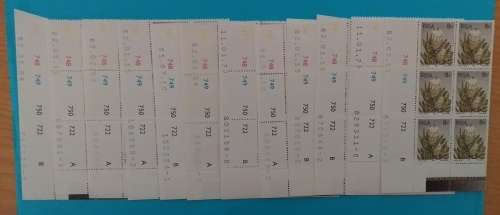 RSA 1977-3RD DEFINITIVE SERIES COMPLETE SETand EXTRAS 130 CONTROL BLOCKS