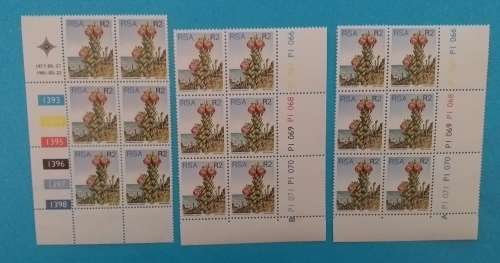 RSA 1977-3RD DEFINITIVE SERIES COMPLETE SETand EXTRAS 130 CONTROL BLOCKS