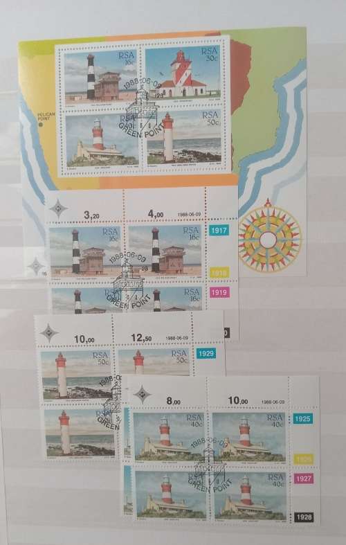 IDEAL ALBUM 8 DOUBE PAGES MOSTLY FISH RELATED FDCS AND STAMPS ALBUM INCLUDED