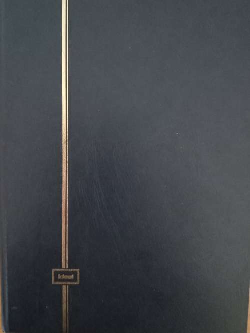 IDEAL ALBUM 10 PAGES WITH WRITING ON PAGES WELL USED FAIR CONDITION