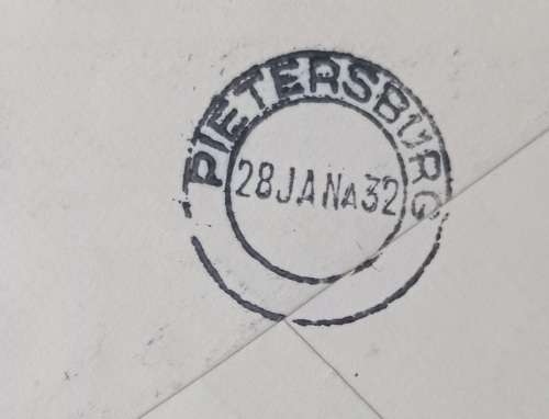 IMPERIAL AIRWAYS FIRST FLIGHT WINDHOEK TO PIETERSBURG 26./1/32-SCARCE