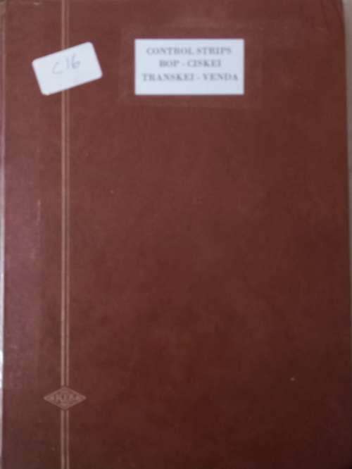 KEK ALBUM 8 PAGES WITH MANY CONTROL BLOCKS (90) FROM BOP//CESKEI/TRANSKEI/VENDA (#C16)