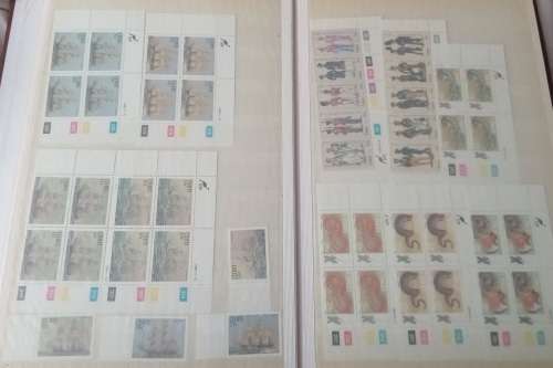KEK ALBUM 8 PAGES WITH MANY CONTROL BLOCKS (90) FROM BOP//CESKEI/TRANSKEI/VENDA (#C16)