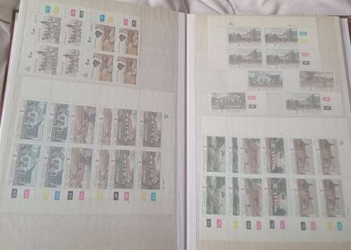 KEK ALBUM 8 PAGES WITH MANY CONTROL BLOCKS (90) FROM BOP//CESKEI/TRANSKEI/VENDA (#C16)
