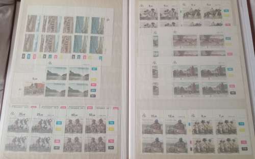 KEK ALBUM 8 PAGES WITH MANY CONTROL BLOCKS (90) FROM BOP//CESKEI/TRANSKEI/VENDA (#C16)