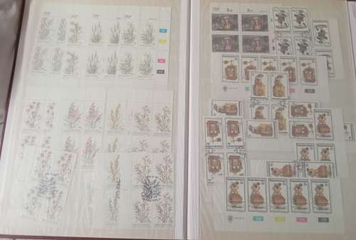 KEK ALBUM 8 PAGES WITH MANY CONTROL BLOCKS (90) FROM BOP//CESKEI/TRANSKEI/VENDA (#C16)