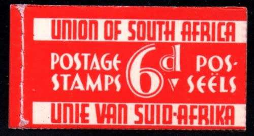SOUTH AFRICA 1937 Razor 6d Booklet complete, very fine unused. SACC B12.