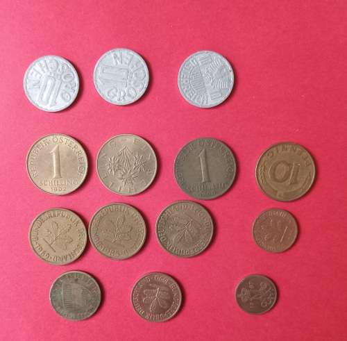 AUSTRIA X14 COINS