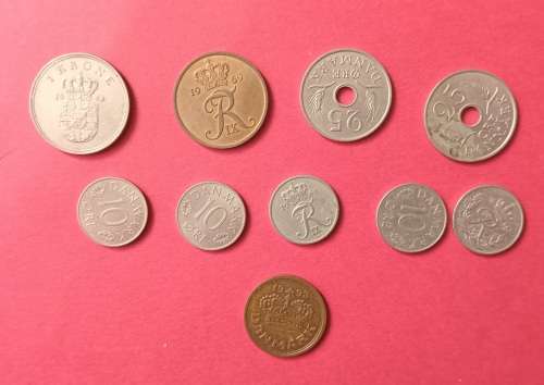 DENMARK X11 COINS