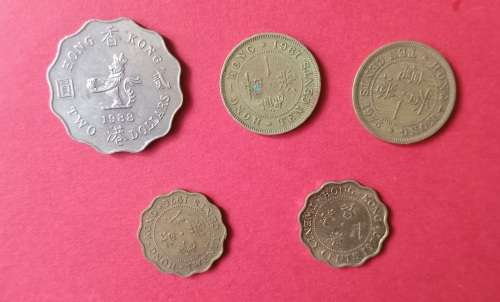 HONG KONG X5 COINS
